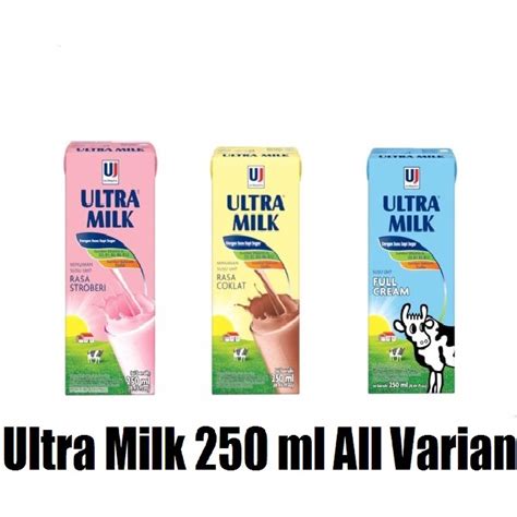 Jual Ultra Milk Uht Ml All Varian Ultramilk Ml Shopee Indonesia