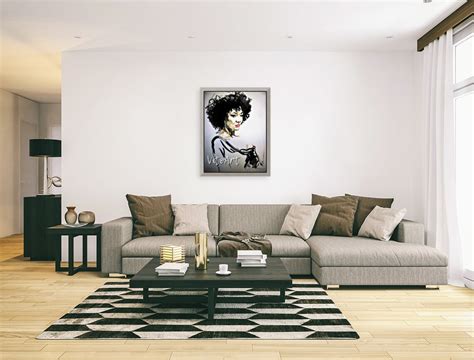 African American Woman Art Print Natural Hair Afro Beauty Etsy