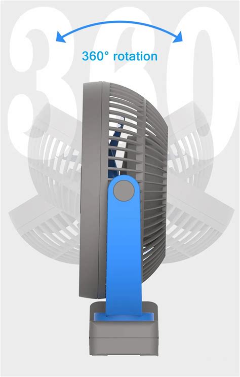 Couleur Mah Blanc Ventilateur Lectrique Sans Fil Avec Chargeur Usb