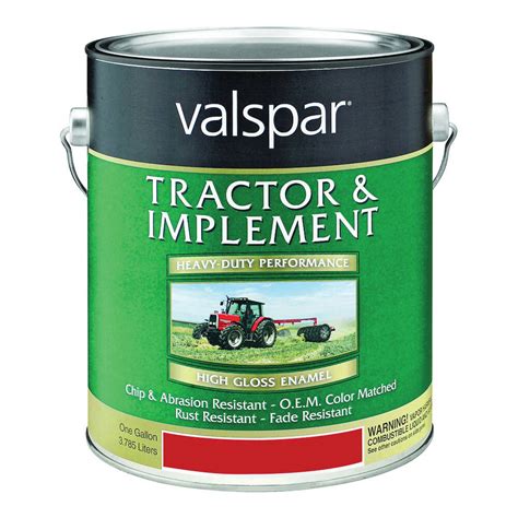 Valspar Gallon Tractor Implement Enamel Paint