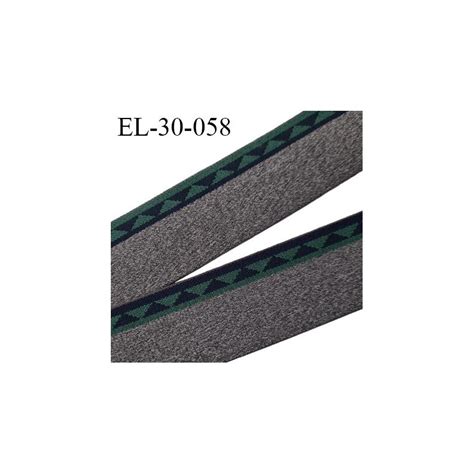 élastique mm spécial lingerie sport caleçon couleur gris chiné bleu marine et vert oeko tex