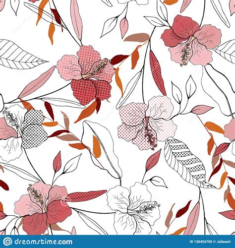 Fondo De La Vendimia Wallpaper Flowe Aislado Realista Floreciente