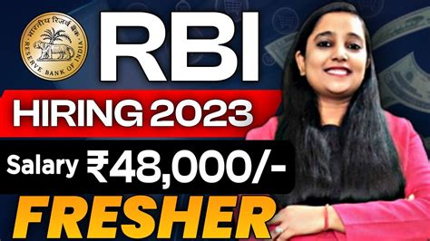 Rbi Assistant Recruitment 2023 All India Vacancy Salary ₹48 000