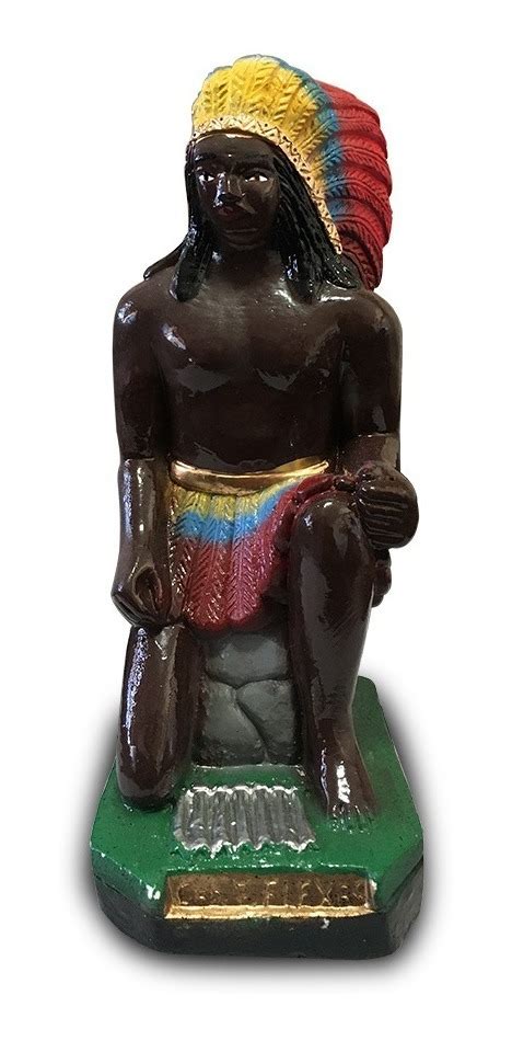 Imagem Caboclo Sete Flechas Escultura Gesso Cm Ip Mercado Livre