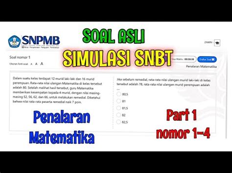 Soal Penalaran Matematika Snbt Homecare