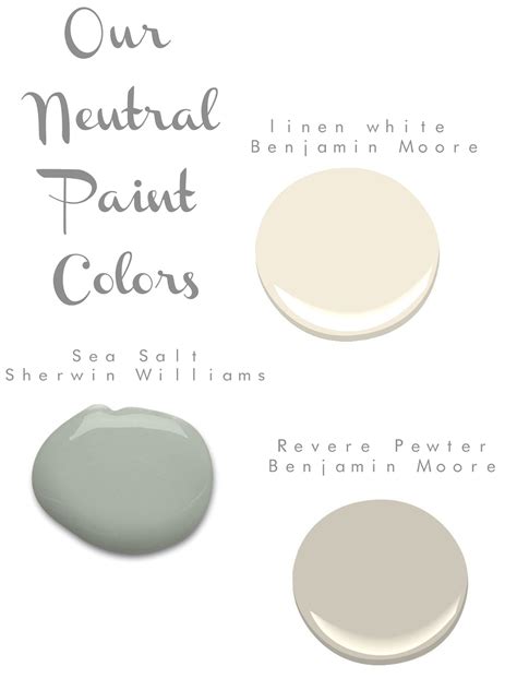 Our Neutral Paint Colors - Sarah Tucker