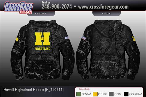 Howell Highschool Full Sublimated Hoodie Crossfacegear