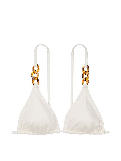 Buy Chain Link Triangle Bikini Top Order Bikini Top Online Victoria S Secret US