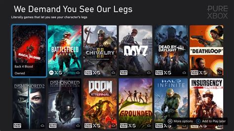 Xbox Adds Some Wild Game Pass Categories Including One For Titles That