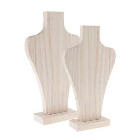wooden necklace stand growing kind