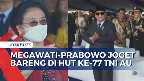 Momen Prabowo Dan Megawati Joget Di Perayaan Hut Ke Tni Au