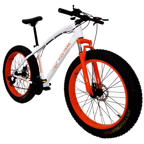 Fat Bike Aro 26 Vizu Trail Câmbio Shimano 21v Suspensão R 1 999 00