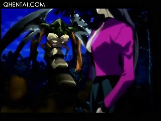 Monster Tentacles Wrapping And Fucking A Tight Hentai Pussy At DrTuber