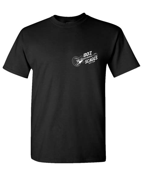 Boz Scaggs - Spring 2023 Tour Black tee – Super Ultra Mega Merchandise