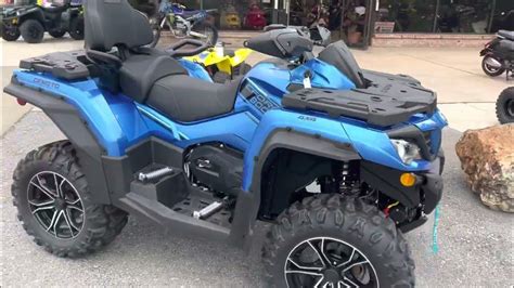 2022 Cfmoto Cforce 800 Ex Atv In Blue Walk Around 610 965 9865