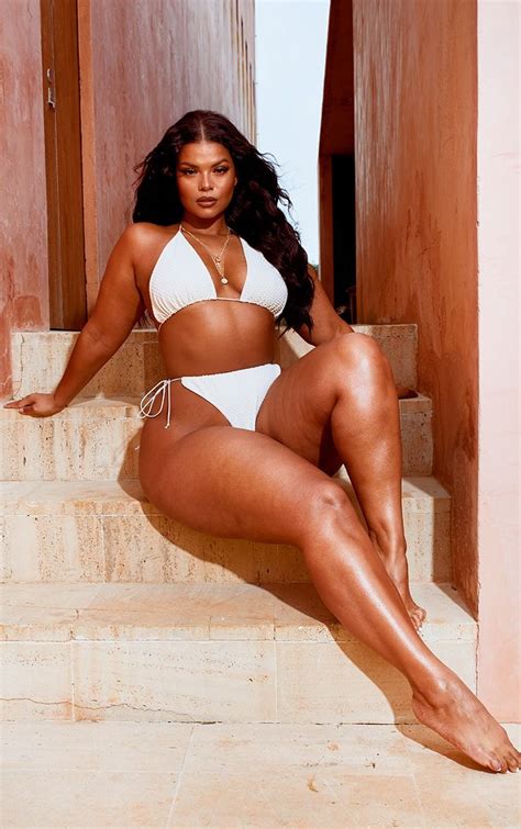 Plus Nude Waffle Texture Tie Side Bikini Bottoms Artofit