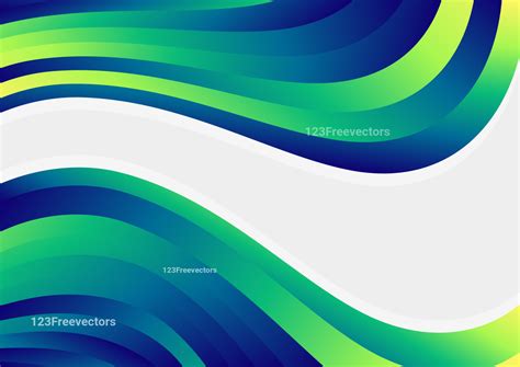 Abstract Blue and Green Business Brochure Template