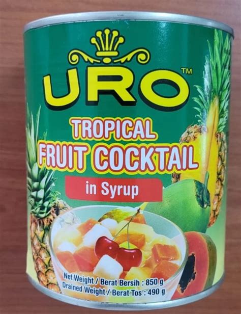 Uro Tropical Fruits Cocktail 850g R Mart Grocery