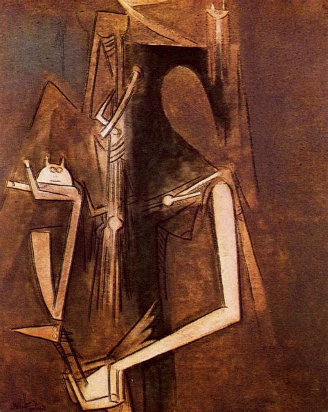 Wilfredo Lam Oz N Y Eleggu Cuban Art African Art