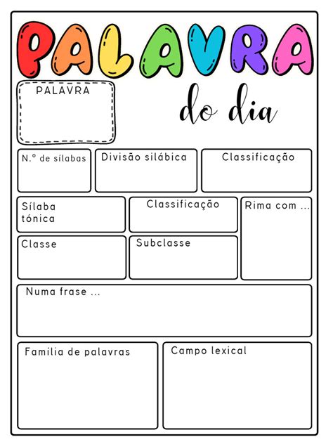 Separacao Da Palavra Dia - Separação Silábica da Palavra "Dia" | PDF