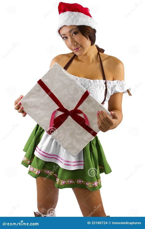 Christmas Elf Stock Photo Image Of Lingerie Pretty