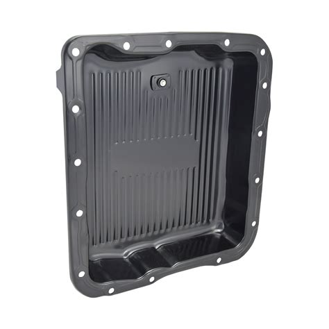 7599bk Transmission Pan Chevy 700r4 Finned Black Steel Specialty