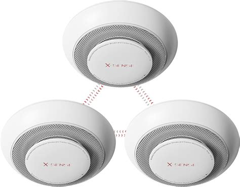 X Sense Detector Inal Mbrico Interconectado De Humo Y Mon Xido De