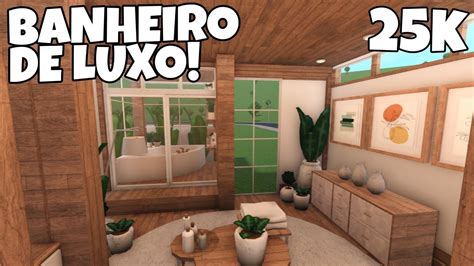 Bloxburg Banheiro De Luxo Aesthetic Speedbuild Roblox Youtube