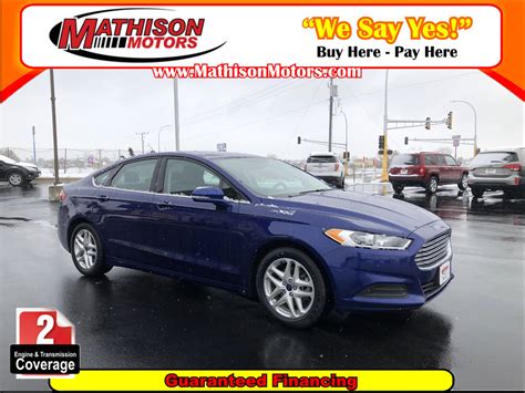 Used 2015 FORD FUSION SE for sale in MATHISON | 22925 | JP Motors Inc
