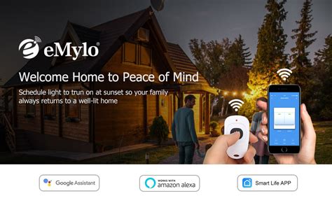 eMylo Smart WiFi RF Commutateur lumineux Télécommande sans fil Module