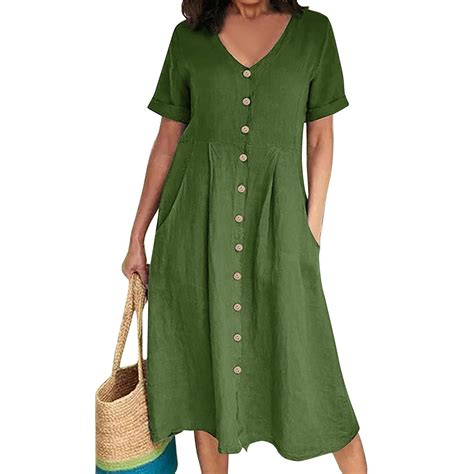 linen dresses short 2