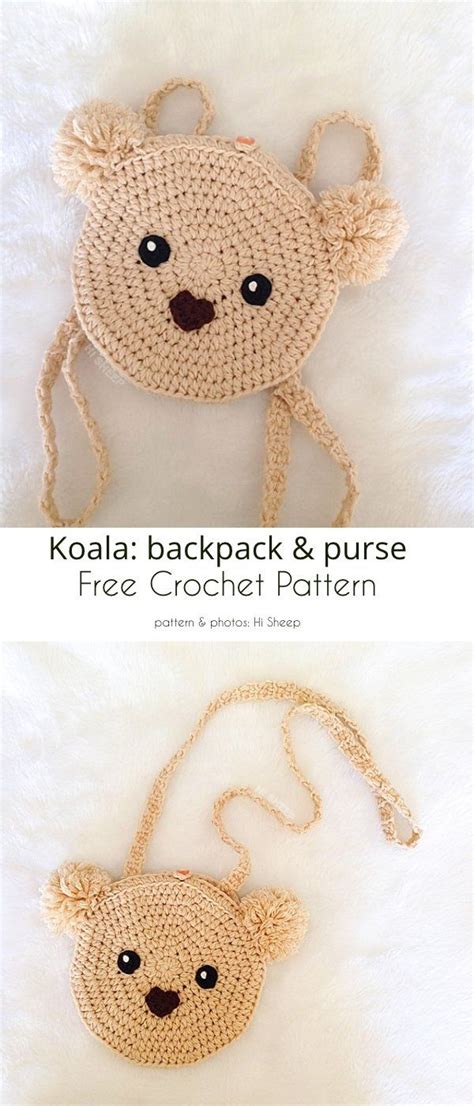 Animal-Themed Bag Purse, Free Crochet Patterns | Crochet patterns ...