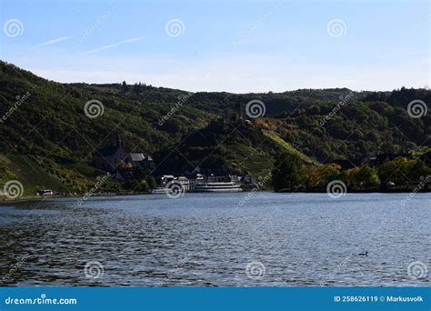 Beilstein Germany Mosel With Beilstein In Low Sun Mood