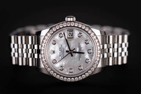 Rolex Datejust 31 Mother Of Pearl Diamond Dial And Bezel Jubilee Bracelet