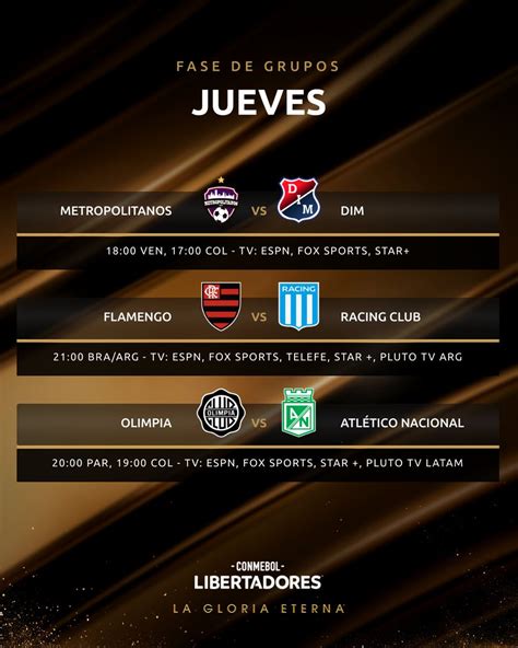 CONMEBOL Libertadores On Twitter Hoy Se Termina La Fecha 5 De La