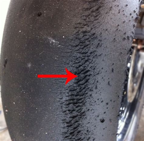 Race Track Motorcycle Tyre Wear Guide - Types and Causes