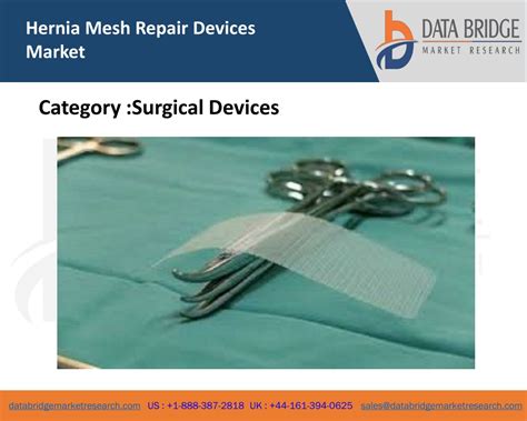 Ppt North America Hernia Mesh Repair Devices Market Powerpoint