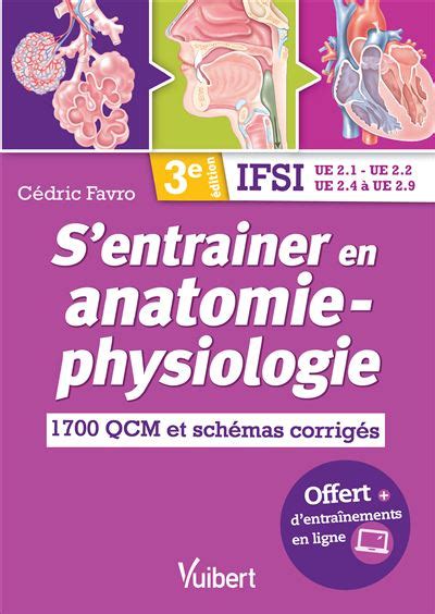 S entraîner en anatomie physiologie 1500 QCM et schémas corrigés