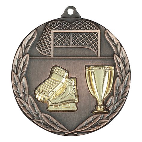 MEDAL CUP HOCKEY BRONZE 2" - Caldwell Recognition