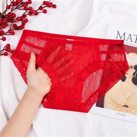 Culotte slip Giczi Culotte sexy pour femmes sous vêtements transparents lingerie ajourée