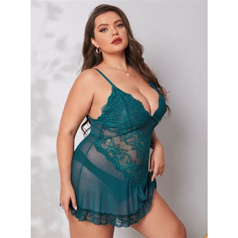 Jual Lingerie Sexy Transparan Baju Sexy Big Size Sexy Lingerie 7355 Shopee Indonesia