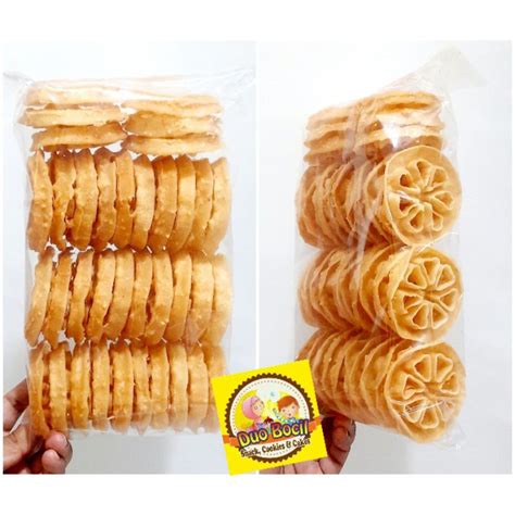 Jual Kue Kembang Goyang Wijen Isi 24 Pcs Asli Betawie Duo Bocil