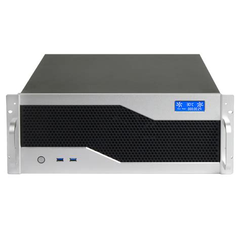 U Short Case Server Case Black Rack Mounted Chassis Industry Case For Great Wall Hot Swap