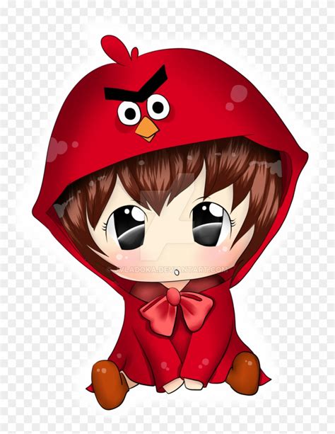 Chibi Red Riding Angry Bird By Jvladoka Cute Anime Chibi In Red