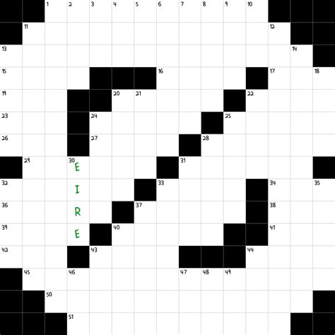 Snakes were famously driven from it, in legend NYT Crossword Clue