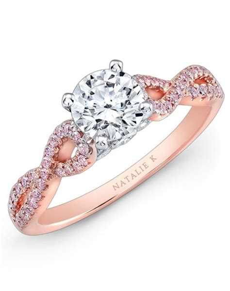 Top Dazzling Breathtaking Rose Gold Engagement Rings Pink