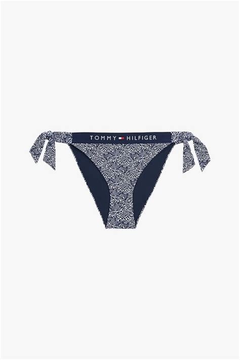 Kadın Th Cheeky Yan Bağlamalı Bikini Alt Lacivert Mayo Tommy Hilfiger