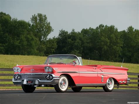Chevrolet Impala 283 Ramjet Convertible 1958, Chevrolet, HD Wallpaper
