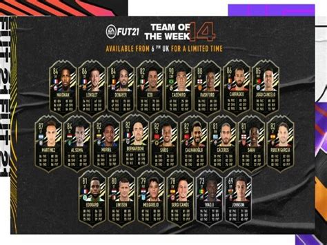 √ Ea Sports Rilis Totw 14 Ke Fifa 21 Ultimate Team