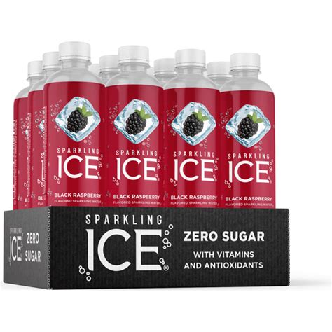 Sparkling Ice Black Raspberry 17 Fl Oz Bottle Pack Of 12 Buehler S